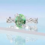 Ezüst gyűrű spinellkristállyal, 8-as méret 