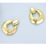 Strieborné náušnice s medeným pokovom