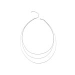 Strieborný náhrdelník, trojitý