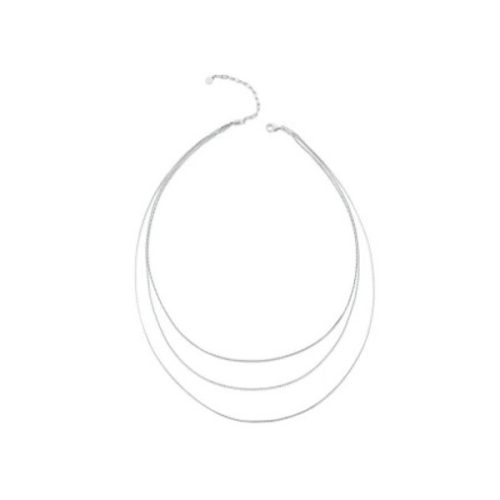 Strieborný náhrdelník, trojitý