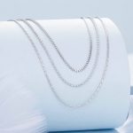 Strieborný náhrdelník, trojitý