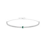 Strieborný retro náhrdelník