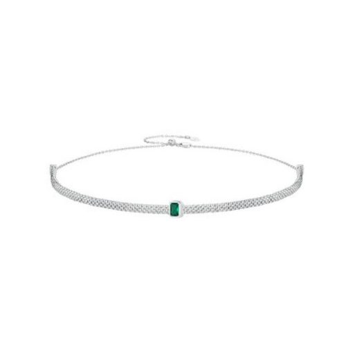 Strieborný retro náhrdelník