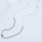 Strieborný retro náhrdelník