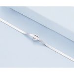 Strieborný náramok so srdiečkom