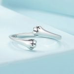 Strieborný prsteň, nastaviteľná veľkosť