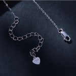 Strieborný náhrdelník s moissanitovým príveskom