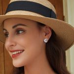 Strieborné náušnice, mačka s mesiacom