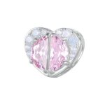 Strieborné kúzlo, ružové srdce