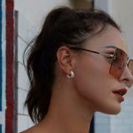 Ezüst fülbevaló, tripla karika