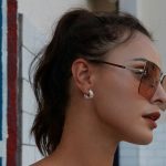 Strieborné náušnice, trojité