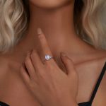 Strieborný prsteň, abstrakt, veľkosť 6