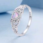 Ezüst gyűrű, vintage stílus, 8-as méret