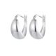 Ezüst fülbevaló, minimalista