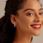 Ezüst fülbevaló, minimalista