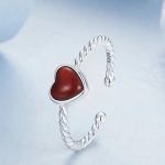 Strieborný prsteň, nastaviteľný