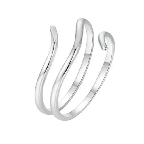 Strieborný prsteň, nastaviteľný