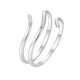 Strieborný prsteň, nastaviteľný