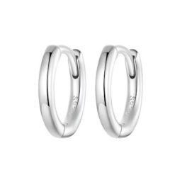 Ezüst karika-fülbevaló S