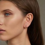 Ezüst karika-fülbevaló S