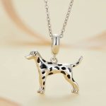 Ezüst charm, dalmata 