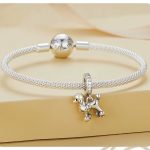 Ezüst charm, uszkár