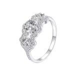 Ezüst gyűrű cirkóniumkristállyal, 8-as méret