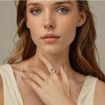 Strieborný prsteň, had