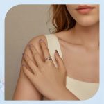 Strieborný prsteň s modrým srdiečkom, nastaviteľná veľkosť