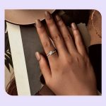 Strieborný prsteň s opálom, veľkosť 6