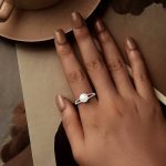 Ezüst gyűrű igazgyönggyel