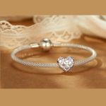 Strieborné kúzlo, srdce