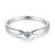 Strieborný dámsky prsteň s moissanitovým kryštálom, veľkosť 6