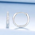 Strieborné dámske náušnice