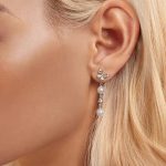 Strieborné náušnice s perlami