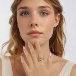 Strieborný prsteň s motýľom