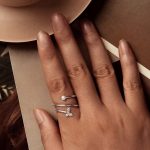 Strieborný prsteň s motýľom