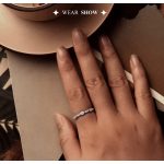 Strieborný dámsky prsteň, opál, veľkosť 7