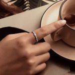 Strieborný dámsky prsteň, opál, veľkosť 6