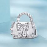 Strieborný prívesok, dámska taška