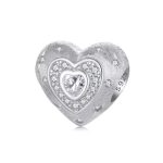 Strieborné kúzlo, srdce