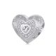 Strieborné kúzlo, srdce