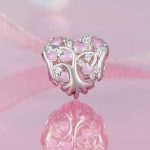 Strieborné kúzlo, srdce so stromom života