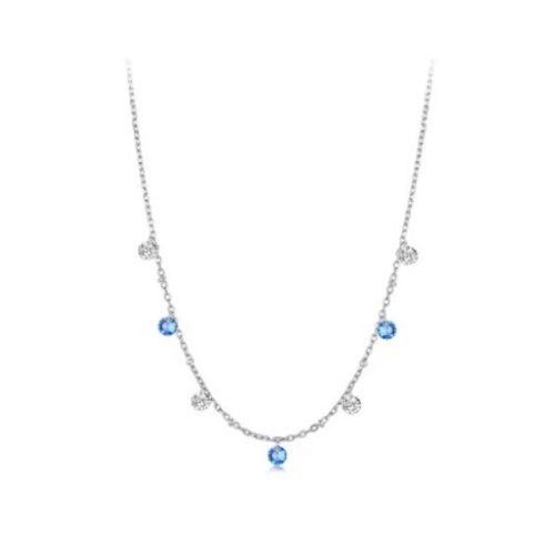 Ezüst nyalkánc cirkóniumkristállyal