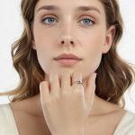 Ezüst gyűrű, minimalista