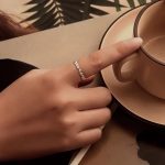 Ezüst gyűrű szívekkel, állítható méret