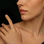 Ezüst gyűrű gyönggyel, állítható méret