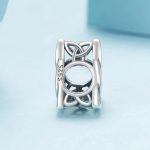 Ezüst charm, kelta csomó