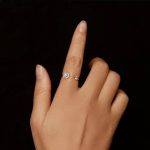 Ezüst gyűrű, nyitott