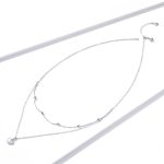 Ezüst nyaklánc szív medállal, ezüst